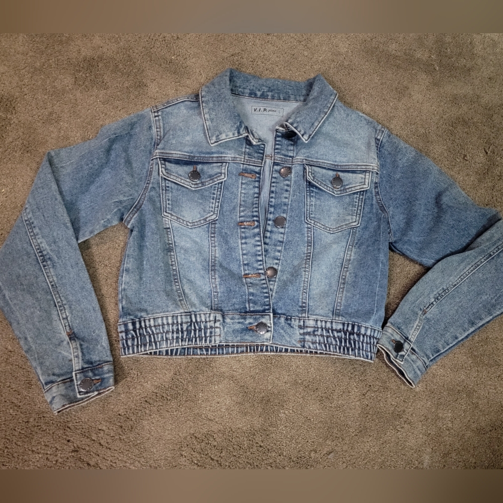 VIP Denim Blue Juniors Jacket NEW